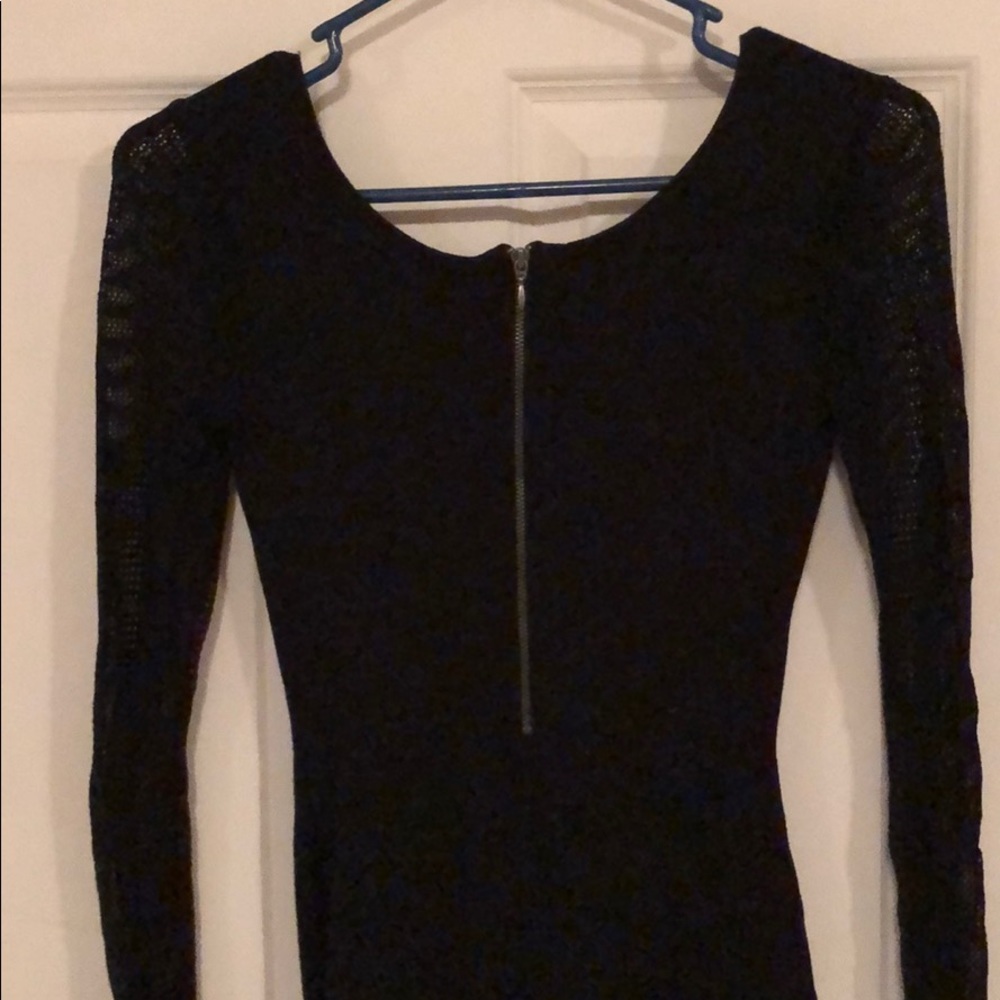 Black Express Sweater Dress - Picture 2 of 5